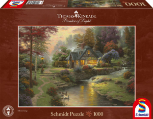 Schmidt Békés esti hangulat, Thomas Kinkade 1000 db-os puzzle (58464, 15773-184)